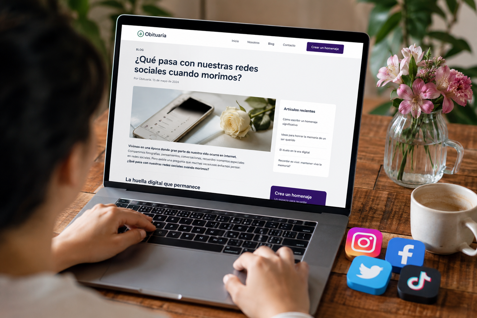 ¿Qué pasa con nuestras redes sociales cuando morimos?