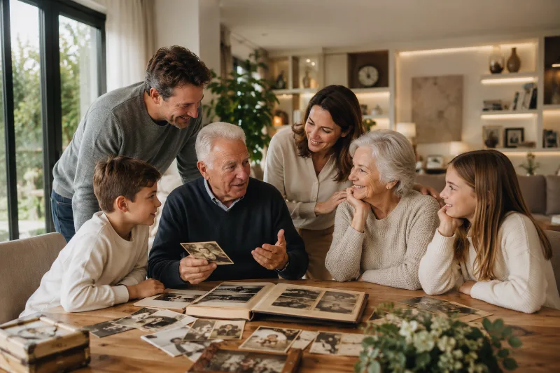 La importancia de contar historias familiares