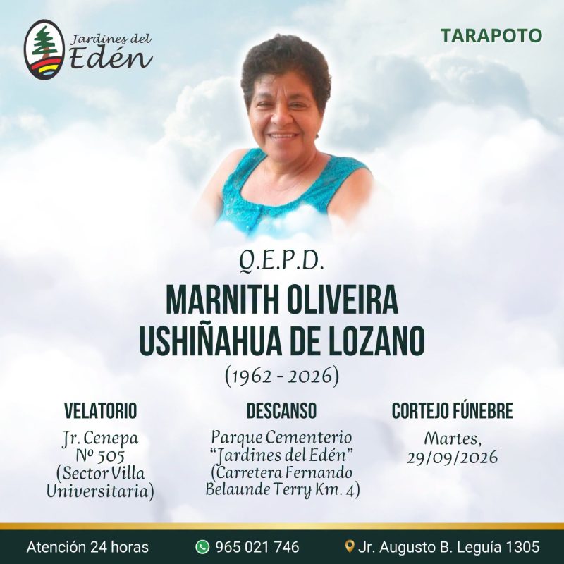 Marnith Oliveira Ushiñahua De Lozano