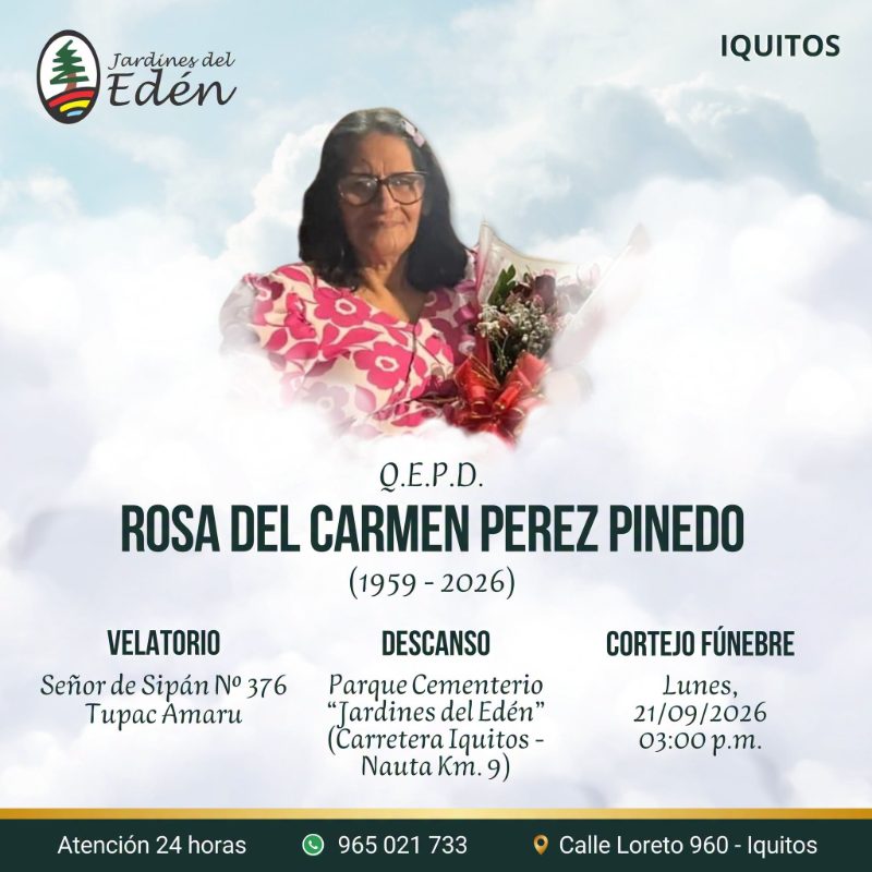 Rosa Del Carmen Perez Pinedo
