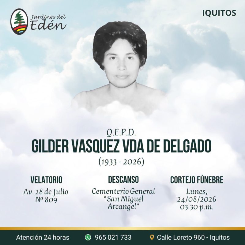 Gilder Vasquez VDA De Delgado