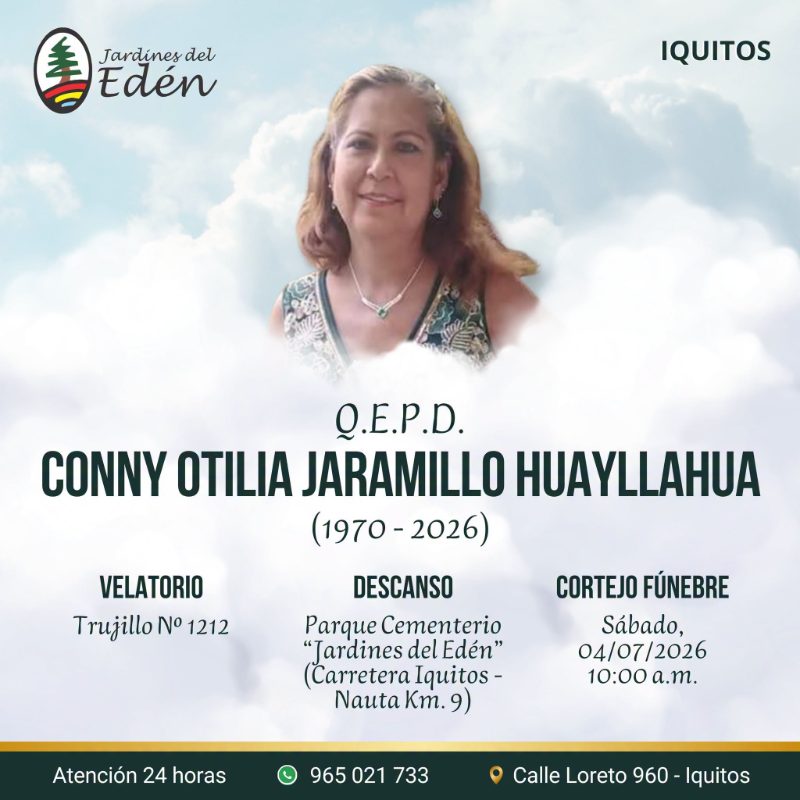 Conny Otilia Jaramillo Huayllahua