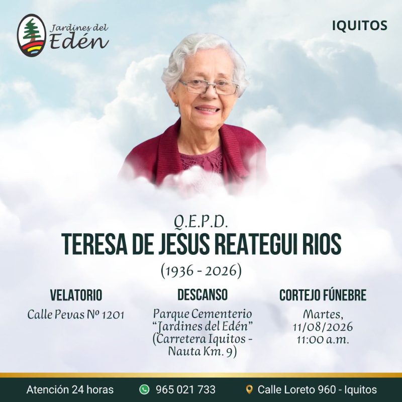 Teresa De Jesus Reategui Rios