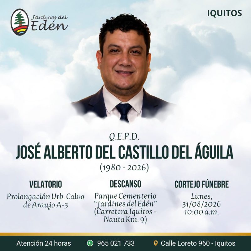 Jose Alberto Del castillo del Águila
